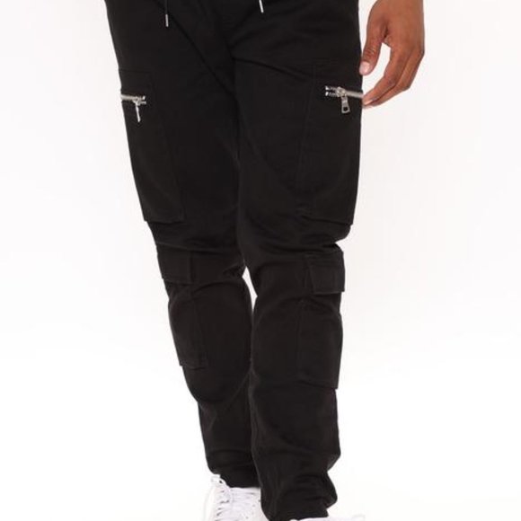 Franco Cargo Pants - Black Mens size M - Picture 4 of 11